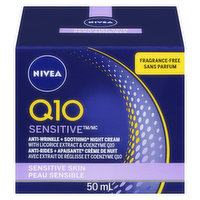 NIVEA - Q10 Power Anti-Wrinkle +Firming Night Moisturizer, 50 Millilitre