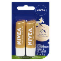 Nivea - Lip Balm - Vanilla Buttercream Duo Pack