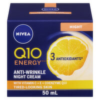 NIVEA - Q10 Energy Night Cream 50ml, 50 Millilitre