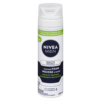 Nivea - Mens Shaving Foam, Sensitive, 200 Millilitre