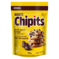 Hershey - Chipits Pure Semi-Sweet Chocolate Chips, 925 Gram