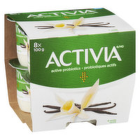 Activia - Probiotic Yogurt - Vanilla, 8 Each
