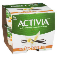 Activia - Probiotic Yogurt 2.8% M.F - Lactose Free Vanilla, 100 Gram