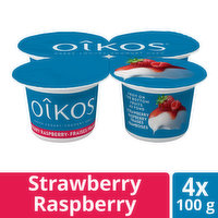 Oikos - Greek Yogurt 2% M.F. Strawberry Raspberry