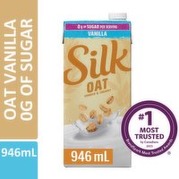 Silk - Oat beverage Unsweetened Vanilla, 946 Millilitre