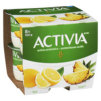 Activia - Probiotic Yogurt - Lemon/Pineapple, 100 Gram