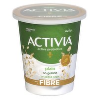 Activia - Probiotics Yogurt Fiber, Plain, 625 Gram