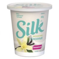 Silk - Plant-Based Coconut Yogurt, Vanilla Unsweetened, 650 Gram