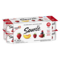 Yoplait - Source Yogurt Strawberry/Peach/Blueberry/Raspberry, 16 Each