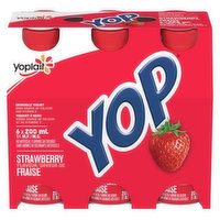 Yoplait - Yop, Strawberry Flavour, 6 Each