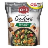 Grissol - Restaurant Style Croutons, Garlic Herb, 135 Gram