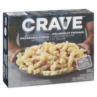 Crave - White Cheddar Mac & Cheese with Bacon, 300 Gram