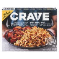 Crave - Sweet & Tangy Pulled Pork With Spicy Sweet Potato