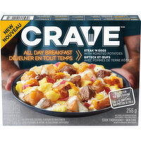 Crave - All Day Breakfast Steak 'N Eggs with Roasted, 255 Gram