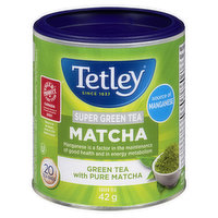 Tetley - Super Green Matcha, 20 Each