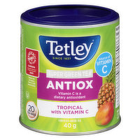 Tetley - Super Greens Tea Antiox - Tropical Vitamin C, 20 Each