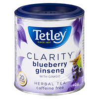 Tetley - Herbal Tea - Clarity Blueberry Ginseng