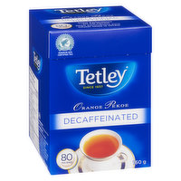 Tetley - Decaffeinated Orange Pekoe Tea, 80 Each