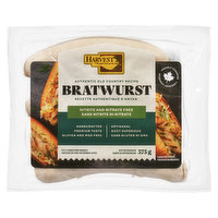 Harvest - Fully Cooked Bratwurst, 375 Gram