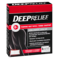 Deep Relief - Warming Heat Patch - Ultra Strength, 6 Each