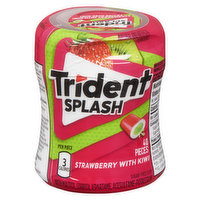 Trident - Splash Sugar Free Gum Strawberry with Lime Flavour, 40 Each