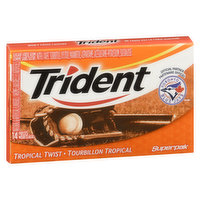 Trident - Tropical Twist Sugar Free Gum, 1 Each