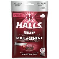 Halls - Cough Lozenges - Black Cherry NSA