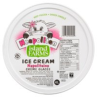 Island Farms - Ice Cream Neapolitan, 4 Litre