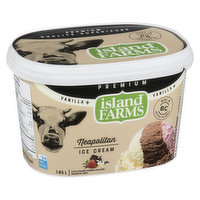 Island Farms - Vanilla Plus Ice Cream Neapolitan, 1.65 Litre