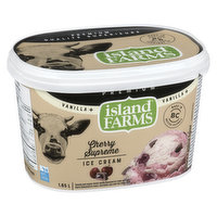 Island Farms - Vanilla Plus Ice Cream Cherry, 1.65 Litre