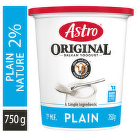 Astro - Original Yogurt Plain 2% M.F., 750 Gram