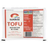 Sunrise - Red Label Medium Firm Tofu, 454 Gram