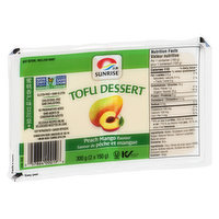 Sunrise - Tofu Dessert Peach Mango, 2 Each