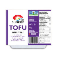 Sunrise - Firm Tofu, 500 Gram
