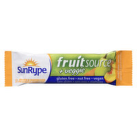 Sunrype - Fruitsource +  Veggie Peach Pear Bar, 37 Gram