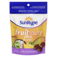 Sunrype - Fruitsource Superfruits Bites Mango Mangosteen, 170 Gram