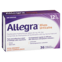 Allegra - Hives, 36 Each