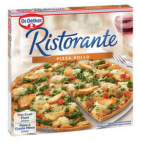 Dr. Oetker - Ristorante Thin Crust Pizza, Pollo Chicken, 355 Gram