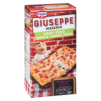 Dr. Oetker - Giuseppe Pizzeria Easy Pizzi Pepperoni & Bacon Pizza, 600 Gram