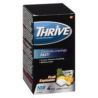 Thrive - Nicotine Gum 4mg - Fruit Xplosion, 108 Each