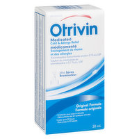 Otrivin - Cold & Allergy Decongestant Nasal Spray, 30 Millilitre