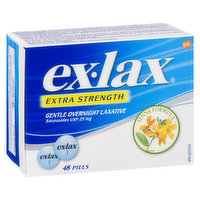 Ex-Lax - Gentle Overnight Extra Strength Laxative, 48 Each