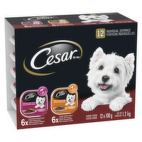 Cesar - Entrees Dog Food Grilled Chicken Porterhouse Steak, 12 Each