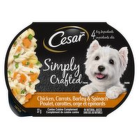 Cesar - Simply Crafted, Chicken, Carrots, Barley & Spinach