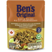 Ben's Original - Rice & Pulses Southwest Style Brown Rice & Black Beans, 240 Gram