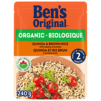 Ben's Original - Organic Quinoa and Brown Rice With Garlic Flavour, 240 Gram