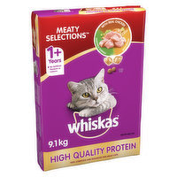 Whiskas - Meaty Selections Cat Food with Real Chicken, 9.1 Kilogram
