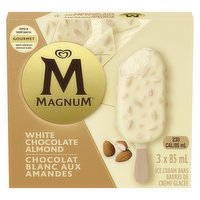 Magnum - White Chocolate Almond Ice Cream Bars, 3 Each