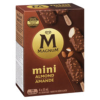 Magnum mini almond - Mini Almond Ice Cream Bars, 4 Each