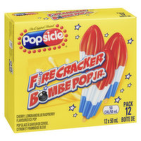 Popsicle - Firecracker Ice Pops Fat Free, 12 Each